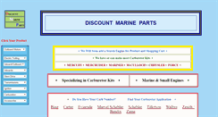 Desktop Screenshot of discount-marine-parts.com