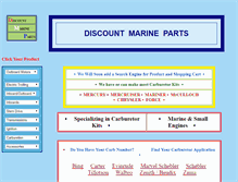 Tablet Screenshot of discount-marine-parts.com